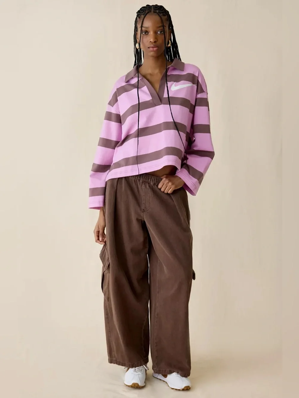 NWT Nike Sportswear Oversized Polo Top
